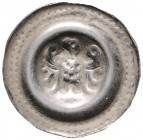OTTOKAR II OF BOHEMIA (1253 - 1278)&nbsp;
Bracteate small, 0,51g, Cach 953 VAR&nbsp;

about EF | about EF