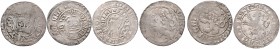 FERDINAND I., CHARLES IV., VLADISLAV II.&nbsp;
Lot 3 coins Prague Groschen, 8,32g&nbsp;

VF | VF