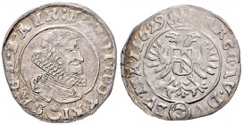 COINS MINTED IN BOHEMIA DURING THE REIGN OF FERDINAND II (1619 - 1637)&nbsp;
3 Kreuzer, 1629, 1,41g, Praha. Hal. 760&nbsp;

VF | VF
