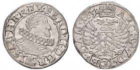 COINS MINTED IN BOHEMIA DURING THE REIGN OF FERDINAND II (1619 - 1637)&nbsp;
3 Kreuzer, 1631, 1,38g, Praha. Hal. 762&nbsp;

about EF | about EF