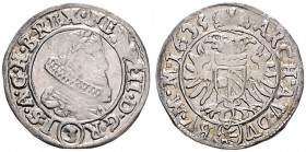 COINS MINTED IN BOHEMIA DURING THE REIGN OF FERDINAND II (1619 - 1637)&nbsp;
3 Kreuzer, 1635, 1,75g, Jáchymov. Hal. 844&nbsp;

VF | VF