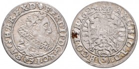 COINS MINTED IN BOHEMIA DURING THE REIGN OF FERDINAND II (1619 - 1637)&nbsp;
3 Kreuzer, 1624, 1,54g, Vratislav. Hal. 1004&nbsp;

VF | VF