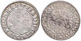 COINS MINTED IN BOHEMIA DURING THE REIGN OF FERDINAND II (1619 - 1637)&nbsp;
3 Kreuzer, 1627, 1,58g, Vratislav. Hal. 1018&nbsp;

about EF | about E...