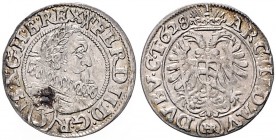 COINS MINTED IN BOHEMIA DURING THE REIGN OF FERDINAND II (1619 - 1637)&nbsp;
3 Kreuzer, 1628, 1,57g, Vratislav. Hal. 1018&nbsp;

about EF | about E...