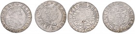 COINS MINTED IN BOHEMIA DURING THE REIGN OF FERDINAND II (1619 - 1637)&nbsp;
Lot 2 coins 3 Kreuzer, 1630, 3,13g, Olomouc. Hal. 932&nbsp;

VF | VF