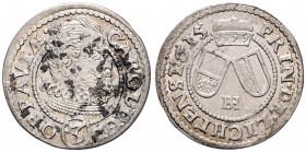 COINAGE OF CZECH NOBLE FAMILIES - KARL I, PRINCE OF LICHTENSTEIN (1569 - 1627)&nbsp;
3 Kreuzer, 1615, 1,59g, Opava. Fr. U. S. 3146&nbsp;

EF | EF