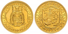CZECHOSLOVAKIA&nbsp;
1 Ducat, 1925, 3,49g, MCH CSR1D-005&nbsp;

UNC | UNC