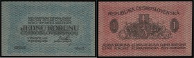 CZECHOSLOVAK REPUBLIK (1919 - 1939)&nbsp;
1 Koruna, 1919, Série 248. Aurea 7 a&nbsp;

1