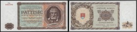 PROTECTORATE OF BOHEMIA A MORAVIA, SLOVAK REPUBLIC (1939 - 1945)&nbsp;
5000 Korun, 1944, nevydaná, Série 3Lk. Aurea 59 a&nbsp;

0