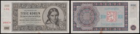 CZECHOSLOVAK REPUBLIC (1945 - 1953)&nbsp;
1000 Korun, 1945, I. Vydání, Série 01 A. Aurea 83 a&nbsp;

1