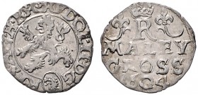 COINS MINTED IN BOHEMIA DURING THE REIGN OF RUDOLF II (1576 - 1612)&nbsp;
Small groschen, 1604, 1g, Kutná Hora. Hal. 382&nbsp;

VF | VF