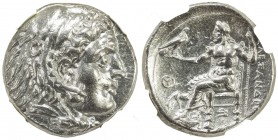 MACEDONIAN KINGDOM: Alexander III, the Great, 336-323 BC, AR tetradrachm (16.95g), Ekbatana, Price-3889, posthumously struck under Seleukos I Nikator ...