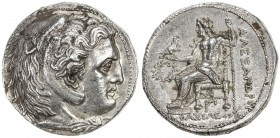 MACEDONIAN KINGDOM: Antigonos I Monophthalmos, strategos of Asia, 320-305 BC, AR tetradrachm (17.19g), Susa, Price-3857, Alexander-type, struck under ...