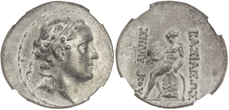 SELEUKID KINGDOM: Seleucus IV, 187-175 BC, AR tetradrachm (16.36g), BMC-12, SC-1...