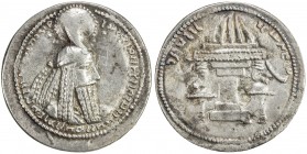 SASANIAN KINGDOM: Ardashir I, 224-241, AR drachm (4.24g), NM, ND, G-10, nice strike, VF to EF.

Estimate: USD 150 - 200