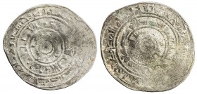 FATIMID: al-Mu'izz, 953-975, AR broad dirham (2.69g) (Fila)stin, AH359, A-W699, Nicol-336, clear mint & date, about 15% flat strike, slightly bent, VF...