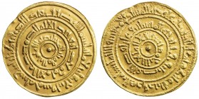FATIMID: al-Mustansir, 1036-1094, AV dinar (2.51g), Tarabulus (Trablus), AH445, A-719A, Nicol-2000, VF to EF.

Estimate: USD 200 - 260