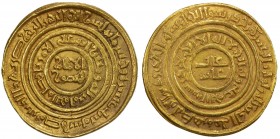 FATIMID: al-Âmir al-Mansur, 1101-1130, AV dinar (4.34g), Misr, AH516, A-729, Nicol-2539, lovely VF to EF.

Estimate: USD 260 - 350