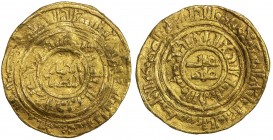 FATIMID: al-Âmir al-Mansur, 1101-1130, AV dinar (4.25g), Misr, AH524, A-729, Nicol-2553, clear mint & date, scruffy surfaces, Fine.

Estimate: USD 2...