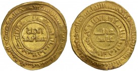 FATIMID: al-Hafiz, 1131-1149, AV dinar (4.27g), al-Iskandariya, AH527, A-735.2, Nicol-2598 (type E), ruler's name in two lines in obverse center, very...