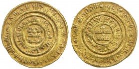 FATIMID: al-Hafiz, 1131-1149, AV dinar (4.60g), al-Iskandariya, AH544, A-735.3, Nicol-2610, slightly weak strike, especially on the obverse, VF.

Es...