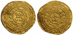 FATIMID: al-Hafiz, 1131-1149, AV dinar (4.14g), Misr, AH542, A-735.3, Nicol-2637, somewhat wavy surfaces, very scarce date, VF, S. 

Estimate: USD 2...