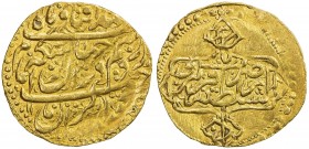 ZAND: Karim Khan, 1753-1779, AV ¼ mohur (2.74g), Qazwin, AH1190, A-2791, KM-525.5, VF, ex Dabestani Collection. 

Estimate: USD 170 - 200
