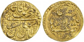 QAJAR: Fath 'Ali Shah, 1797-1834, AV toman (4.56g), Kirmanshahan, AH1231, A-2865, type W, date engraved as 2231 (typo!), bold strike, EF, ex Dabestani...