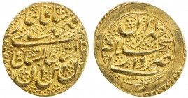 QAJAR: Fath 'Ali Shah, 1797-1834, AV toman (4.55g), Tehran, AH1239, A-2865, type W, minor surface unevenness, bold strike, choice EF, ex Dabestani Col...
