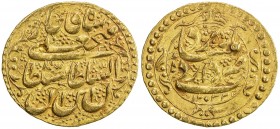 QAJAR: Fath 'Ali Shah, 1797-1834, AV toman (4.59g), Yazd, AH1233, A-2865, one testmark on the reverse, bold strike, EF, ex Dabestani Collection. 

E...