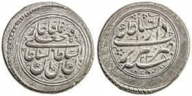 QAJAR: Fath 'Ali Shah, 1797-1834, AR riyal (9.23g), Tabriz, AH1238, A-2886, type D, fabulous strike, perhaps intended as a presentation coin (but hand...