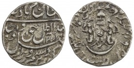 AWADH: Wajid Ali Shah, 1847-1856, AR 1/8 rupee (1.39g), Lucknow, AH1271, RY 9, KM-357.2, great strike, choice VF, R. 

Estimate: USD 150 - 200