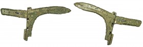WARRING STATES: AE halberd, 475-221 BC, 224x108mm, so-called "halberd head money", the ji (halberd) or was initially a hybrid between a spear and a da...