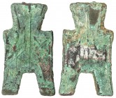 WARRING STATES: State of Liang, 350-250 BC, AE spade money (6.25g), H-3.226, flat-handle square-foot spade type, liang in archaic script, small-size f...