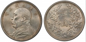 CHINA: Republic, AR dollar, year 3 (1914), Y-329, L&M-63, Yuan Shi Kai, PCGS graded AU58.

Estimate: USD 140 - 180