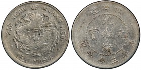 CHIHLI: Kuang Hsu, 1875-1909, AR 5 cents, Peiyang Arsenal mint, year 25 (1899), Y-69, L&M-458, PCGS graded EF45.

Estimate: USD 100 - 150