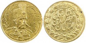 IRAN: Muzaffar al-Din Shah, 1896-1907, AV toman (2.80g), Tehran, AH1318, KM-995, lightly cleaned, About Unc, ex Dabestani Collection. 

Estimate: US...