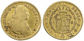 MEXICO: Carlos IV, 1788-1808, AV escudo, 1807-Mo, KM-120, assayer TH, Fine.

Estimate: USD 200 - 250