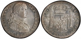 MEXICO: Fernando VII, 1808-1821, AR 8 reales, 1810-Mo, KM-110, Calico-543, Calb-683, assayer HJ, brilliantly lustrous surfaces, PCGS graded MS61.

E...