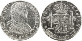 MEXICO: Fernando VII, 1808-1821, AR 8 reales, 1810-Mo, KM-110, Calico-543, assayer HJ, imaginary bust, lustrous, PCGS graded AU55.

Estimate: USD 12...