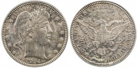 UNITED STATES: 25 cents, 1914-D, KM-114, PCGS graded MS64, beautiful light orange-ish tone, old green PCGS label.

Estimate: USD 225 - 325