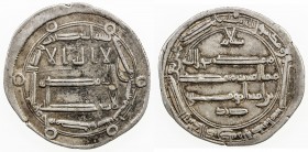 ABBASID: al-Rashid, 786-809, AR dirham (2.83g), "al-Muhammadiya", AH183, A-219.9, with salâm above and sard below the reverse field, mint tentatively ...