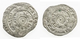 FATIMID: al-Mu'izz, 953-975, AR ¼ dirham (0.69g), al-Mansuriya, DM, A-700, struck from the same dies used for the half dirham coins, rare with fully l...