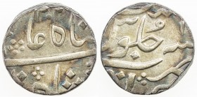 BARODA: Fateh Singh, 1778-1789, AR rupee (11.46g), Baroda, AH1202, KM-—, unusually nice example, with both the full date and all the crucial portions ...