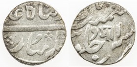 BARODA: Manaji Rao, 1789-1793, AR rupee (11.41g), Baroda, year 1, Cr-B17, choice EF, RR. The only other year 1 example of this type sold in our Auctio...