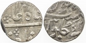 BARODA: Govind Rao, 2nd reign, 1793-1800, AR rupee (11.17g), Baroda, AH1209, KM-—, date atop the obverse, with Persian go for the ruler's name above s...