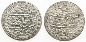 JAIPUR: Madho Singh II, 1880-1922, AR nazarana rupee (11.39g), Sawai Jaipur, 1913 year 34, KM-147, posthumously in the name of Queen Victoria, choice ...