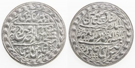 JAIPUR: Madho Singh II, 1880-1922, AR nazarana rupee (11.39g), Swai Jaipur, 1913 year 34, KM-147, posthumously in the name of Queen Victoria, EF to Ab...