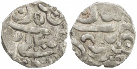 LADAKH: Anonymous, ca. 1771-1815, AR ja'u (2.51g), ND, KM-1.2, with "11" in lower right of the obverse, start of a date never fully engraved, EF.

E...