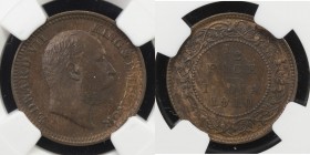 BRITISH INDIA: Edward VII, 1901-1910, AE ½ pice, 1910(c), KM-500, NGC graded MS64 BR.

Estimate: USD 40 - 60
